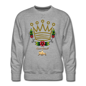 A King's Glory Men’s Premium Sweatshirt - heather gray
