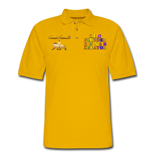 Ceo, Founder, Owner, Creator  Men's Polo Shirt - Yellow