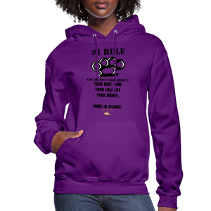 Rule #1  Women's Hoodie - purple