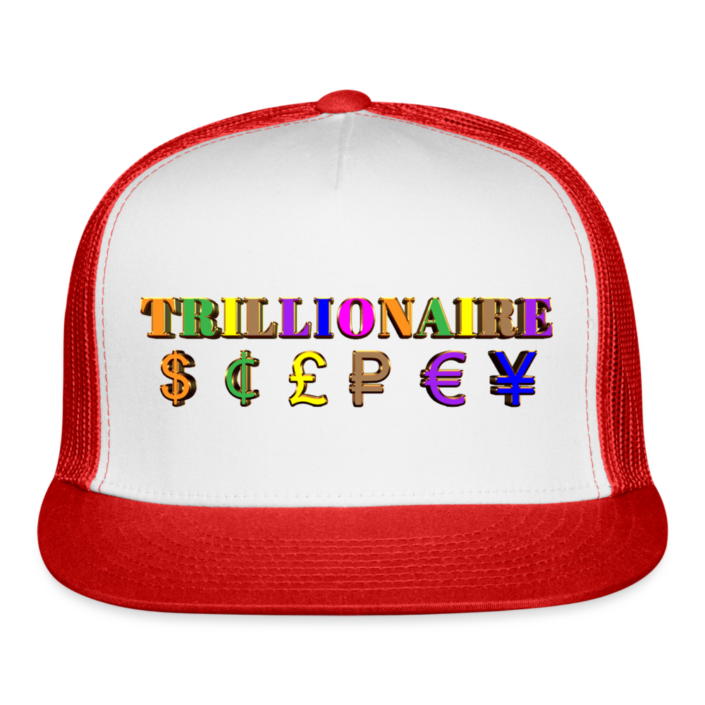 Trillion Hat - white/red