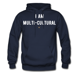 I AM MULTI-CULTURAL Hoodie - navy