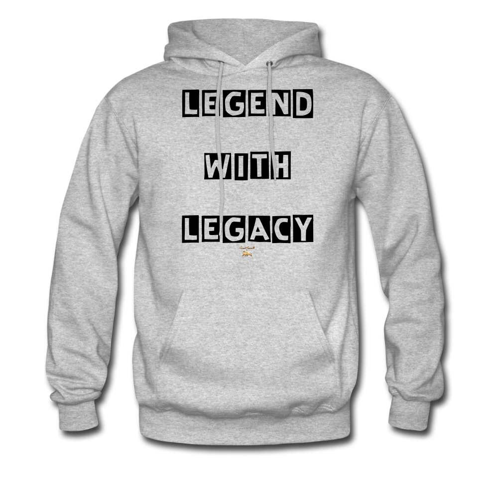 LEGEND WITH LEGACY Hoodie - heather gray