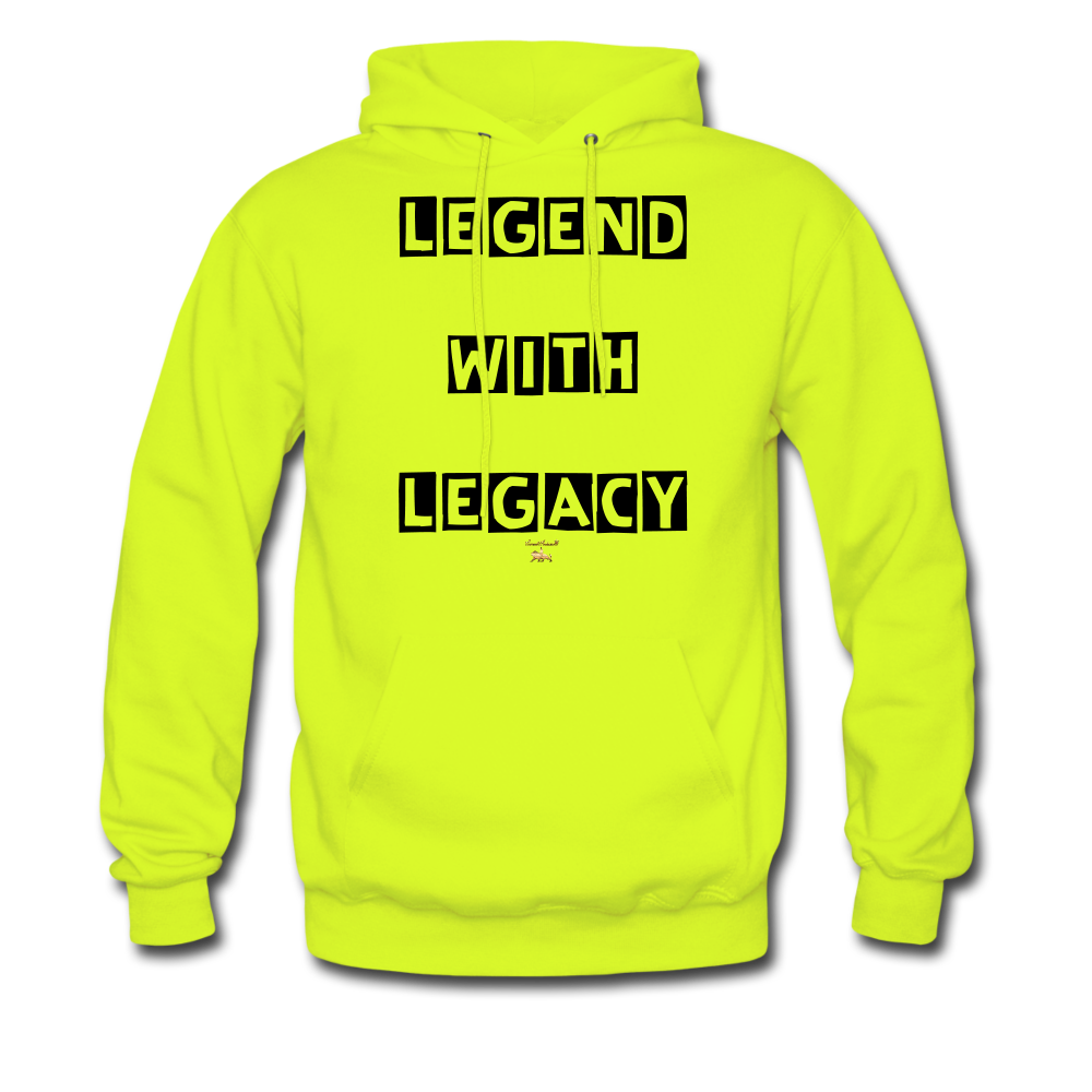 LEGEND WITH LEGACY Hoodie - safety green