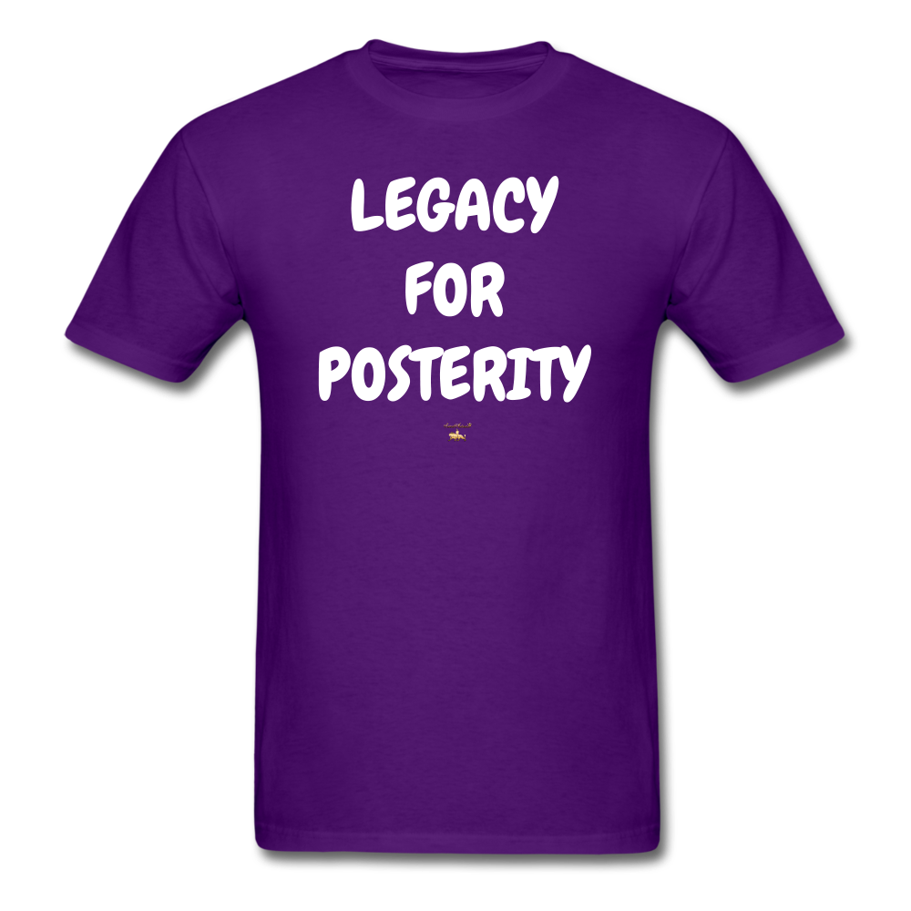 LEGACY FOR POSTERITY T-Shirt - purple