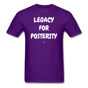 LEGACY FOR POSTERITY T-Shirt - purple