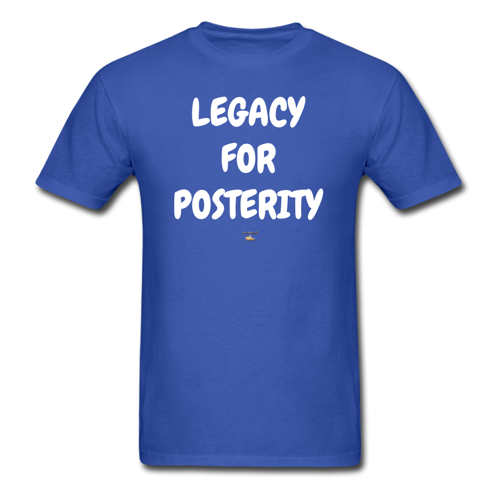 LEGACY FOR POSTERITY T-Shirt - royal blue