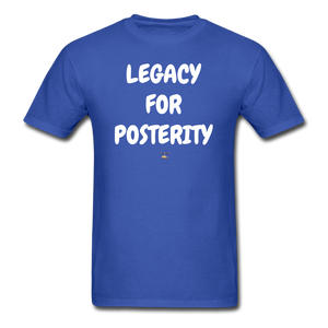 LEGACY FOR POSTERITY T-Shirt - royal blue