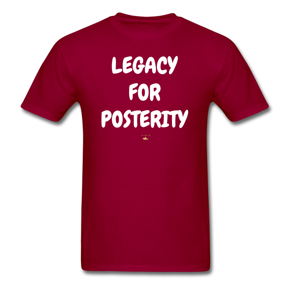 LEGACY FOR POSTERITY T-Shirt - dark red