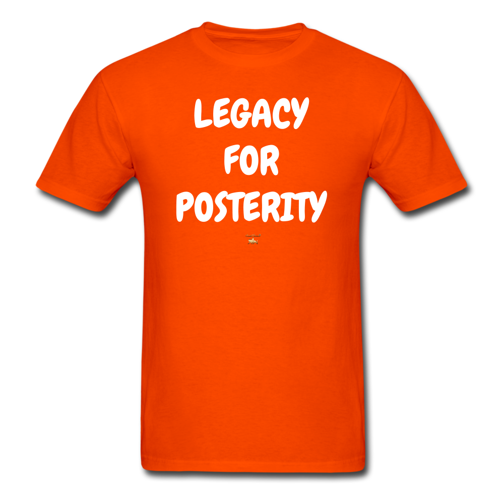 LEGACY FOR POSTERITY T-Shirt - orange