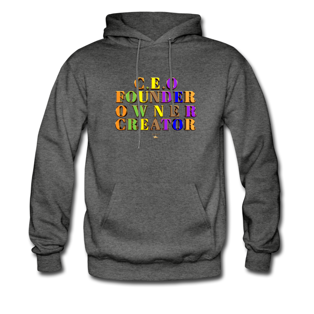 CEO/FOUNDER/OWNER/CREATOR Hoodie - charcoal gray