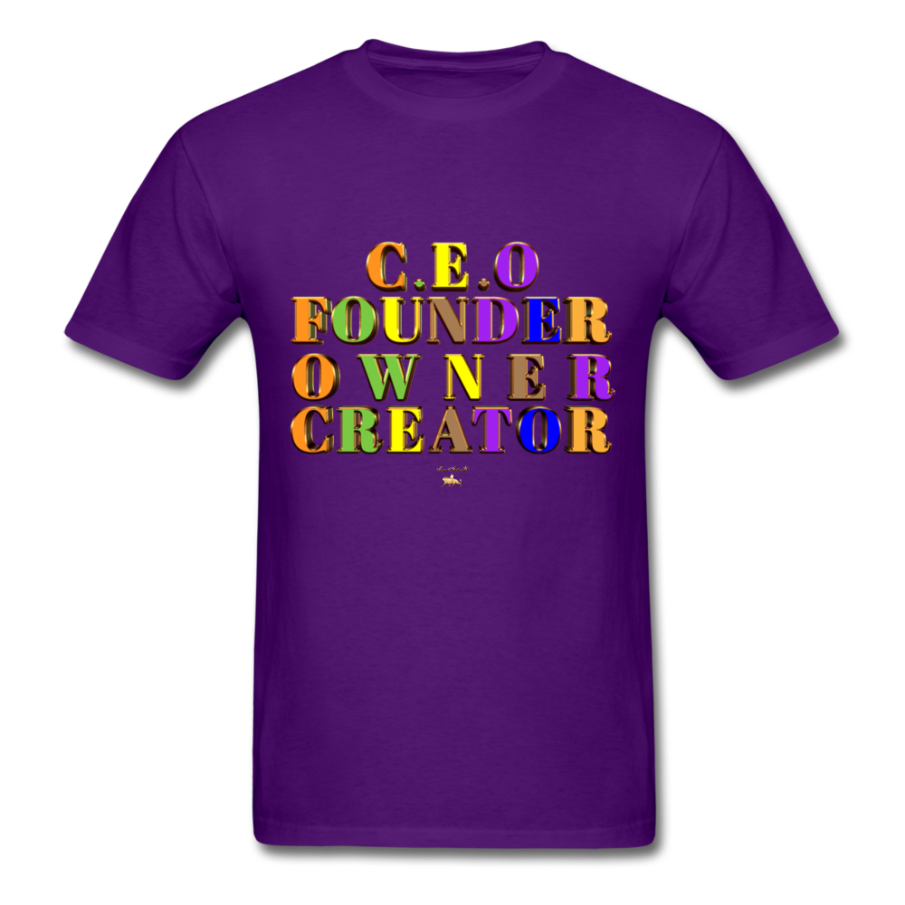 CEO/FOUNDER/OWNER/CREATOR  T-Shirt - purple