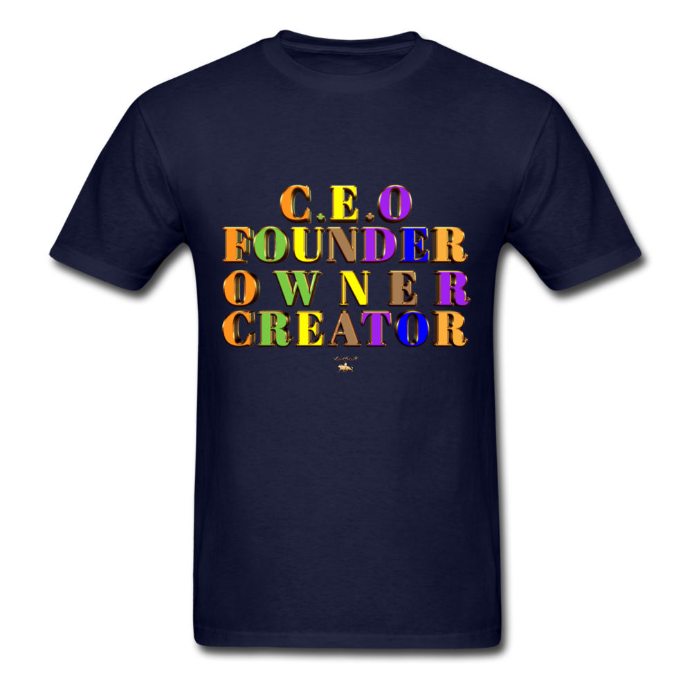 CEO/FOUNDER/OWNER/CREATOR  T-Shirt - navy