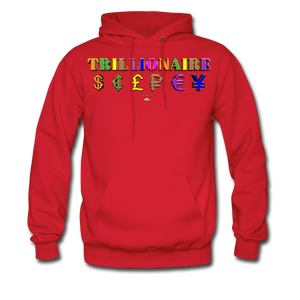 Trillionaire  Hoodie   (Adult) - red