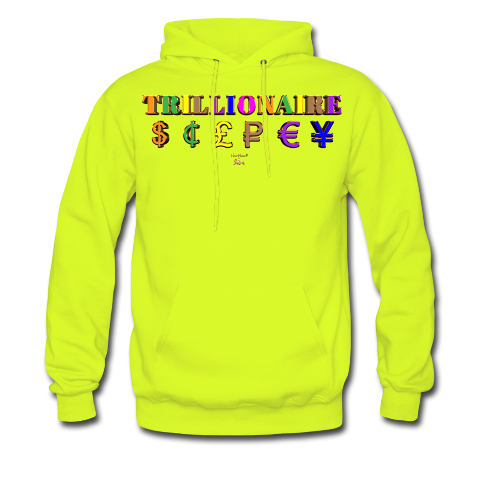 Trillionaire  Hoodie   (Adult) - safety green
