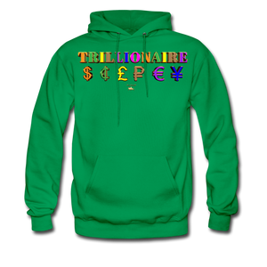 Trillionaire  Hoodie   (Adult) - kelly green