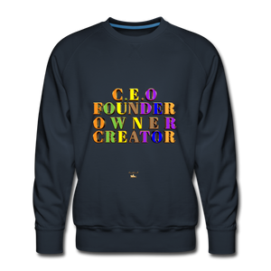CEO/FOUNDER/OWNER/CREATOR Premium Sweatshirt  (Adult) - navy