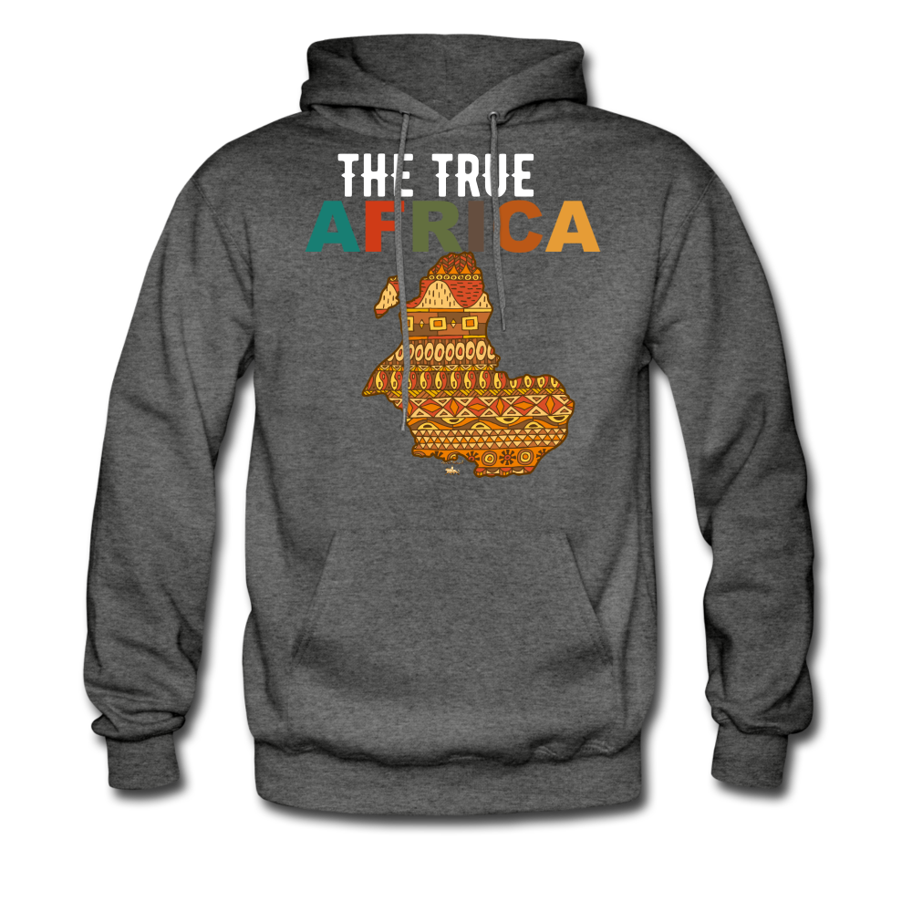 The True Africa Hoodie - charcoal gray