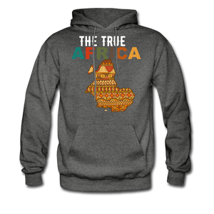 The True Africa Hoodie - charcoal gray