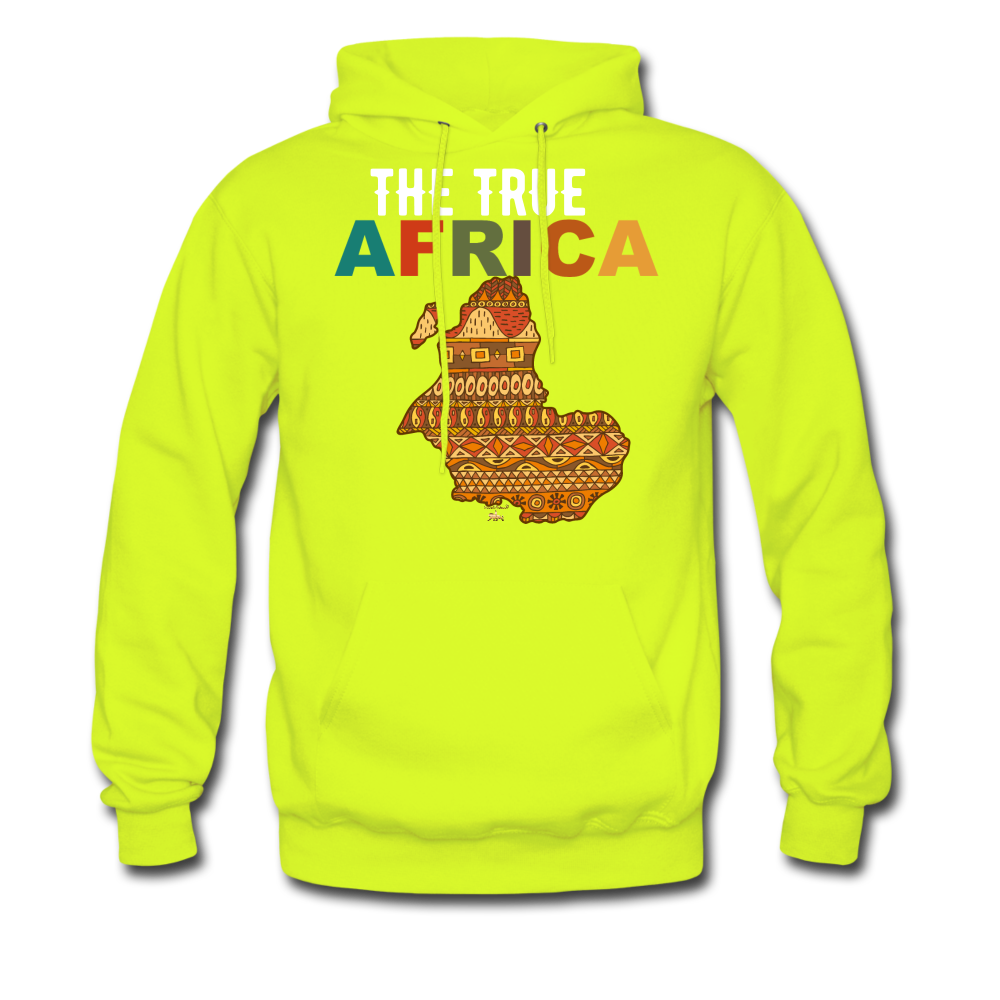 The True Africa Hoodie - safety green