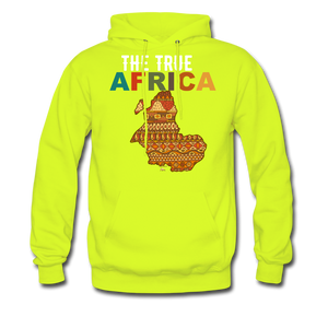 The True Africa Hoodie - safety green