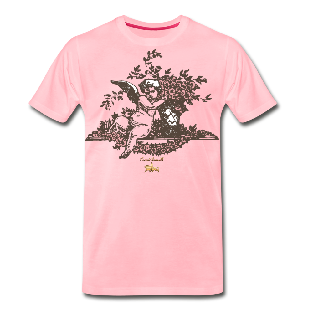 Chilling with an Angel Premium T-Shirt - pink