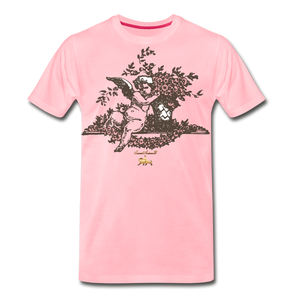 Chilling with an Angel Premium T-Shirt - pink