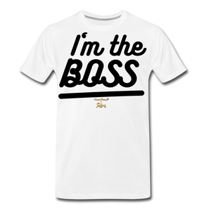 I'm the BOSS Premium T-Shirt - white