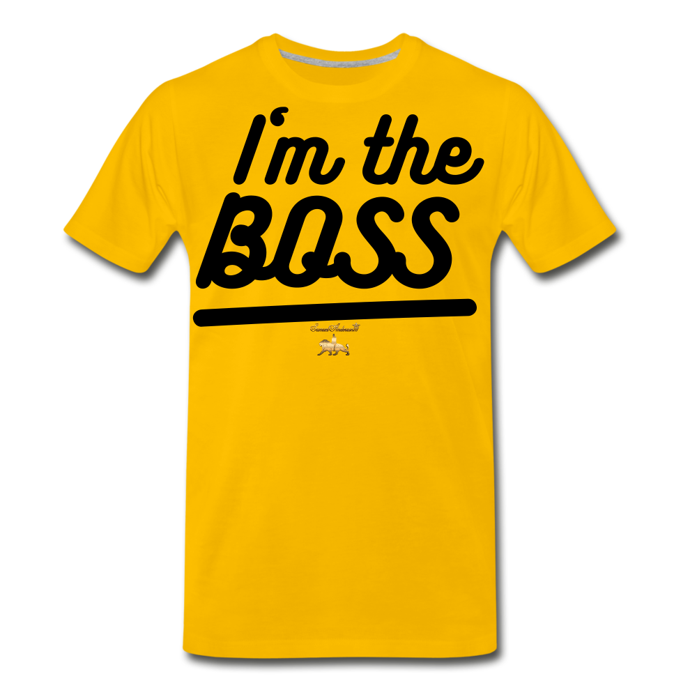 I'm the BOSS Premium T-Shirt - sun yellow