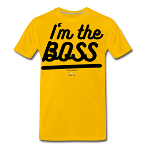 I'm the BOSS Premium T-Shirt - sun yellow