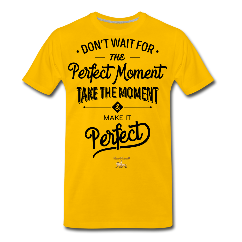 Make it Perfect Premium T-Shirt - sun yellow