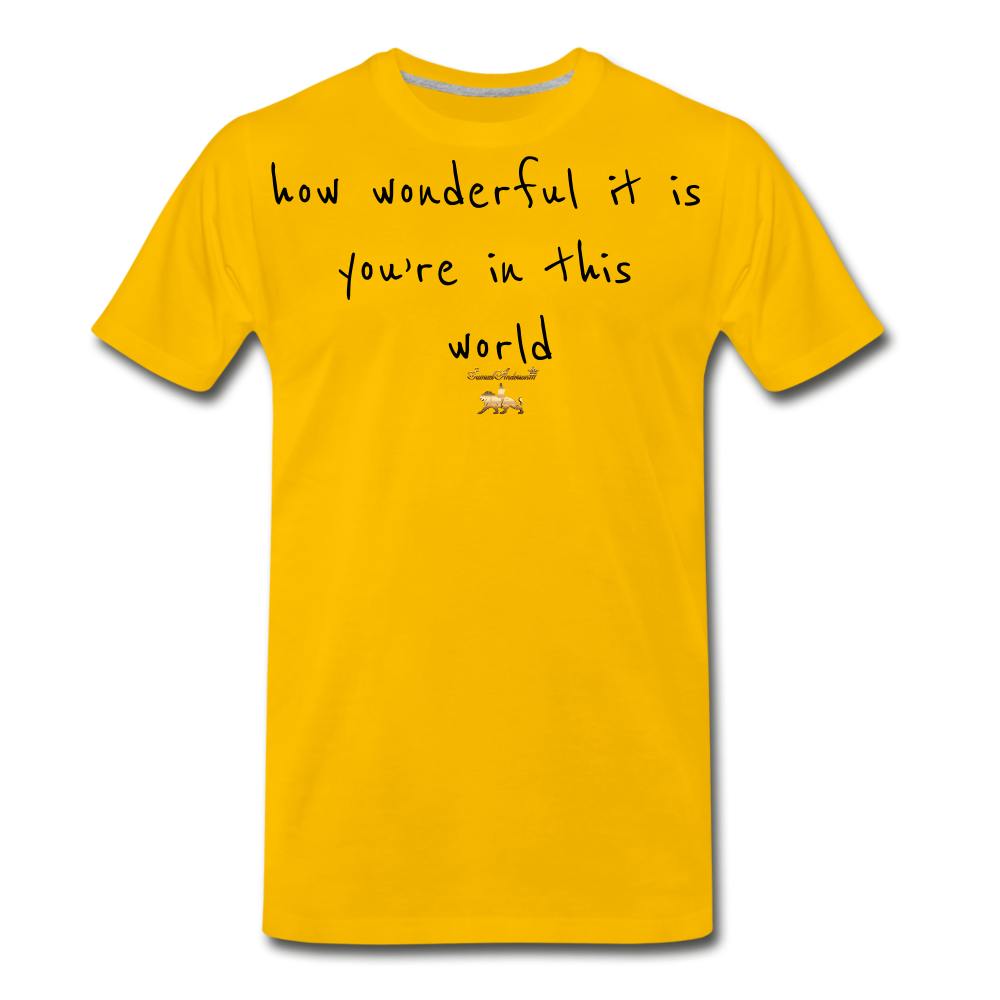 Your Presence Premium T-Shirt - sun yellow