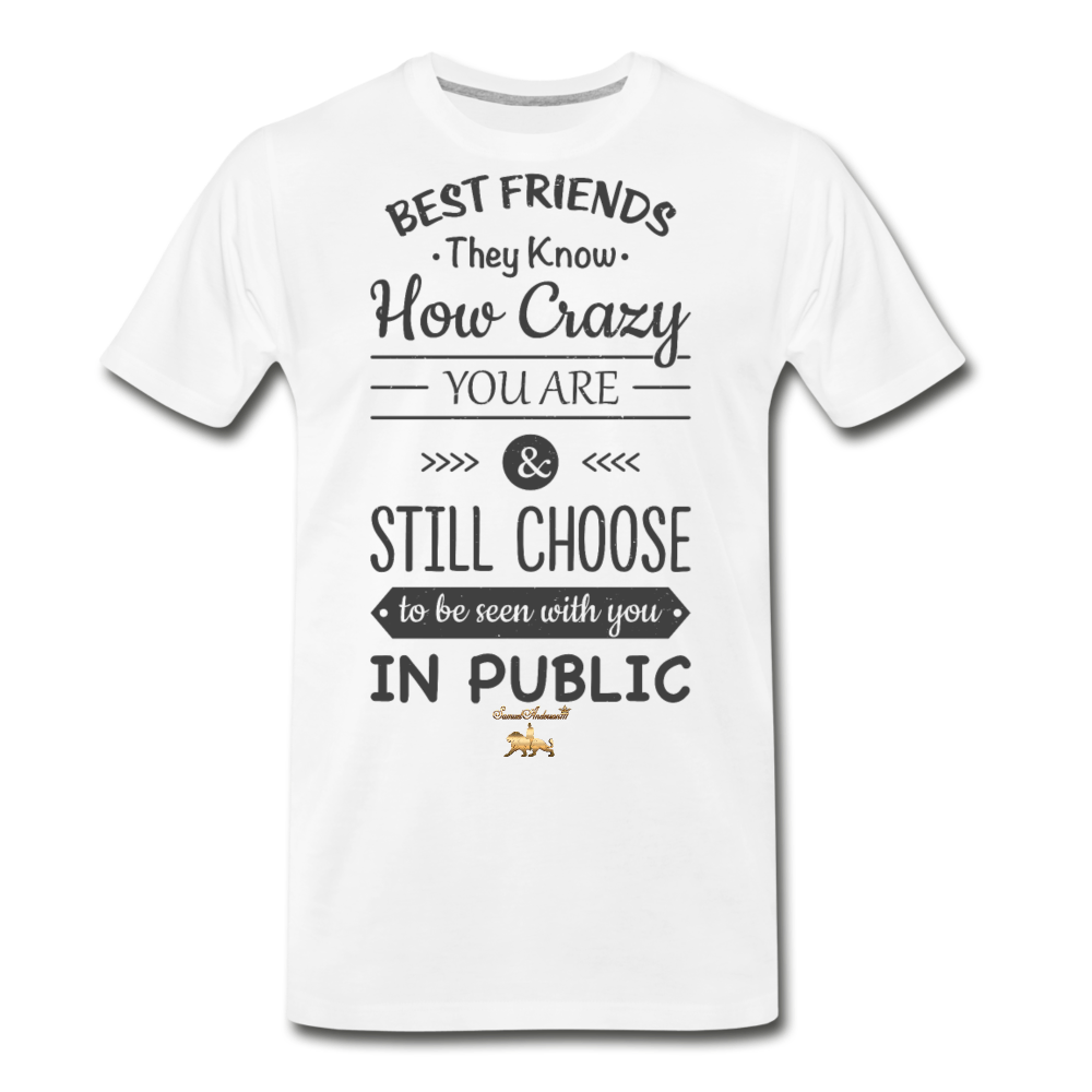 Best Friends Premium T-Shirt - white