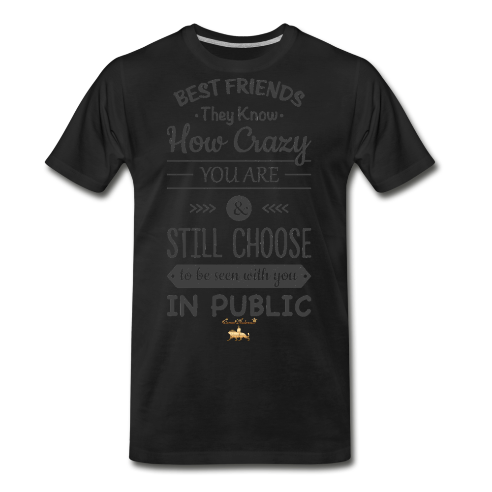 Best Friends Premium T-Shirt - black