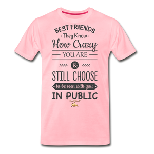 Best Friends Premium T-Shirt - pink