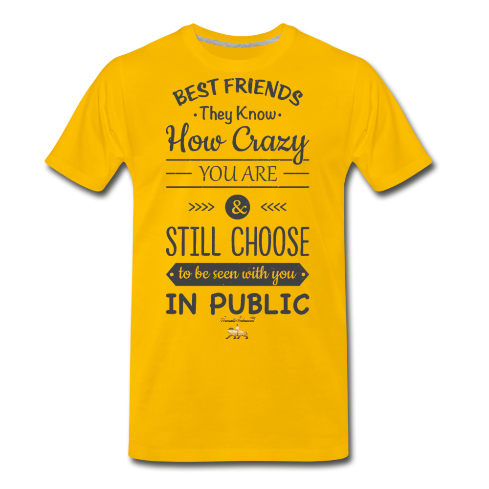 Best Friends Premium T-Shirt - sun yellow