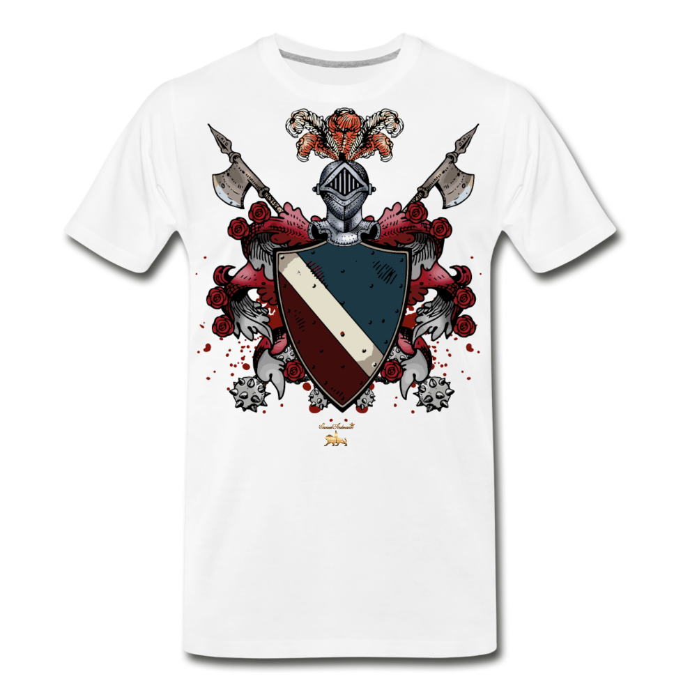Glorious Black Knight Premium T-Shirt - white