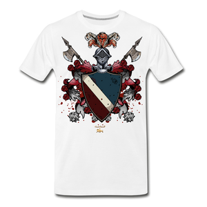 Glorious Black Knight Premium T-Shirt - white