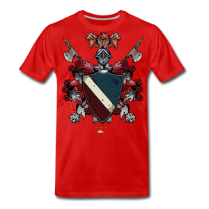 Glorious Black Knight Premium T-Shirt - red