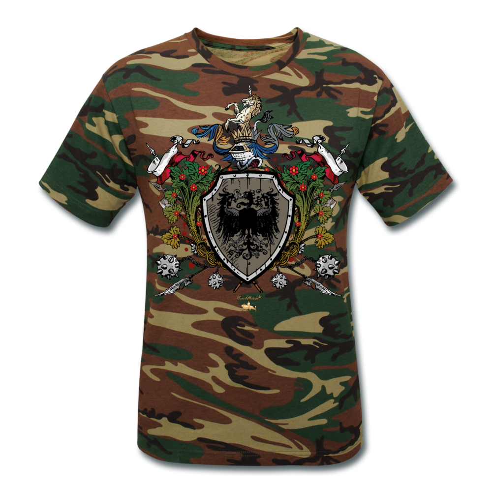Fortitude Unisex Camouflage T-Shirt - green camouflage