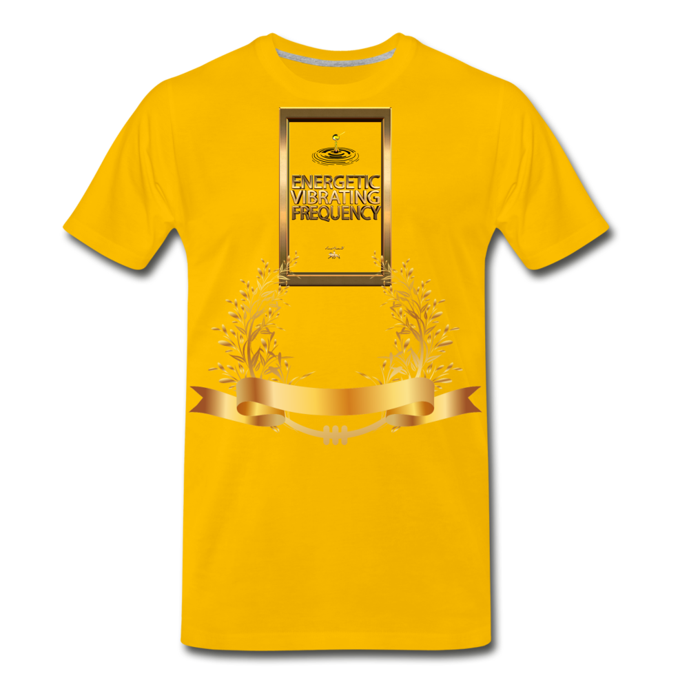 Energetic Vibrating Frequency Premium T-Shirt - sun yellow