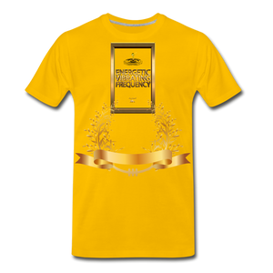 Energetic Vibrating Frequency Premium T-Shirt - sun yellow