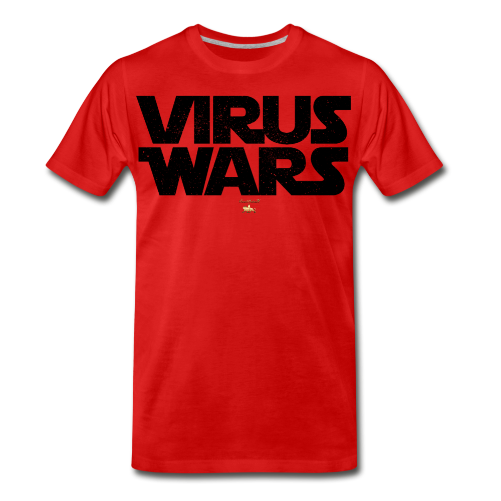 Virus Wars Premium T-Shirt - red