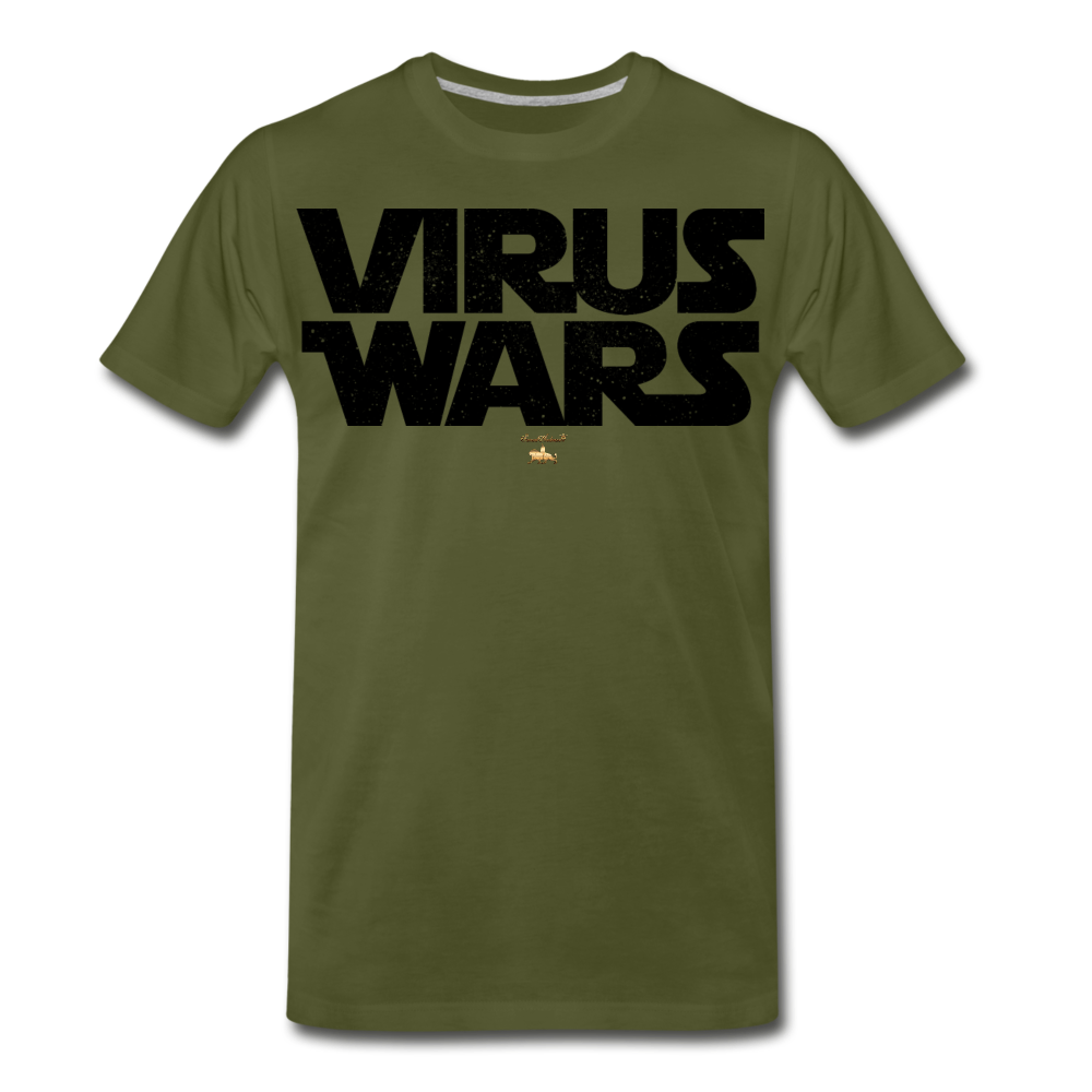 Virus Wars Premium T-Shirt - olive green
