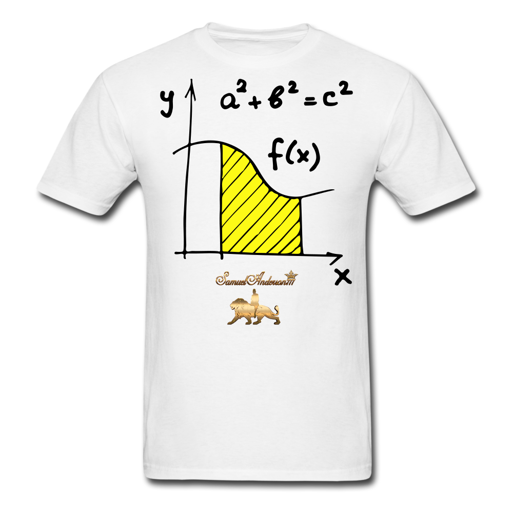 X & Y = Math Men's T-Shirt - white