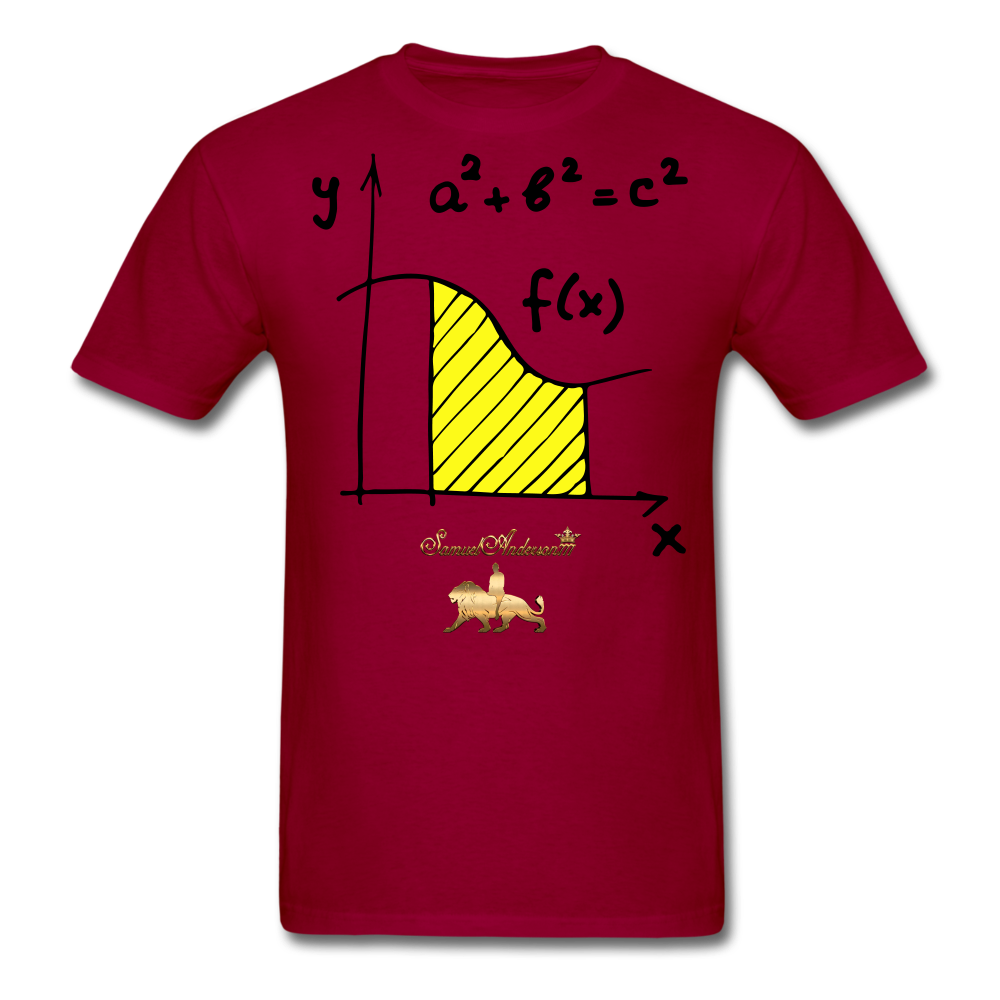 X & Y = Math Men's T-Shirt - dark red