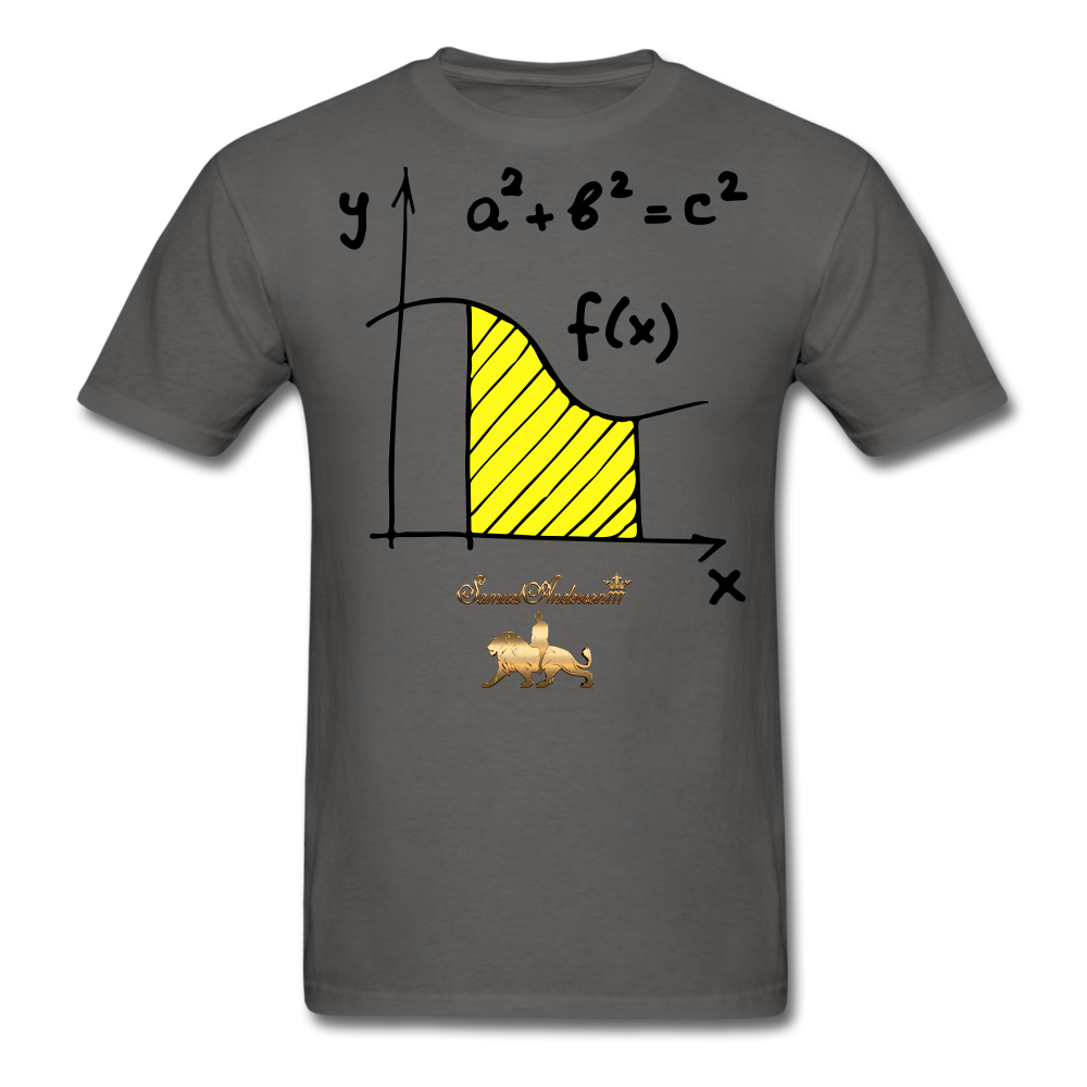 X & Y = Math Men's T-Shirt - charcoal