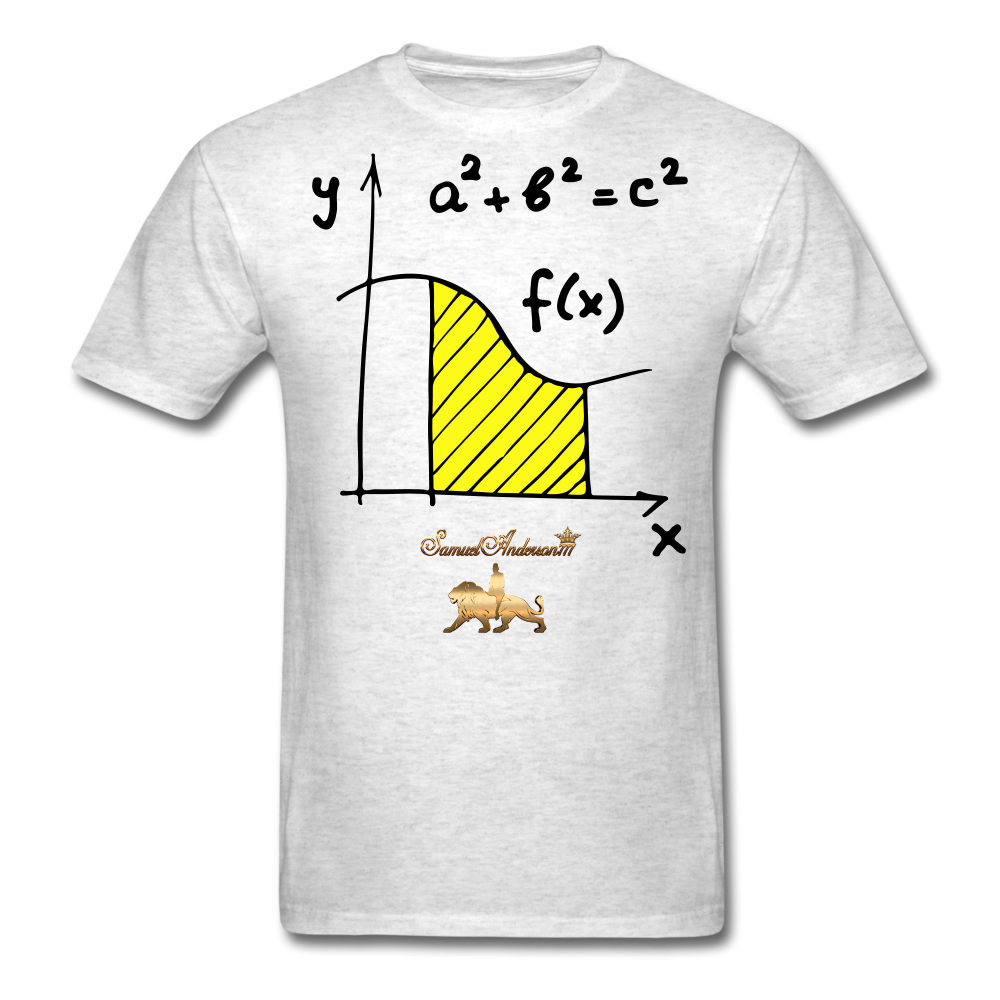 X & Y = Math Men's T-Shirt - light heather gray