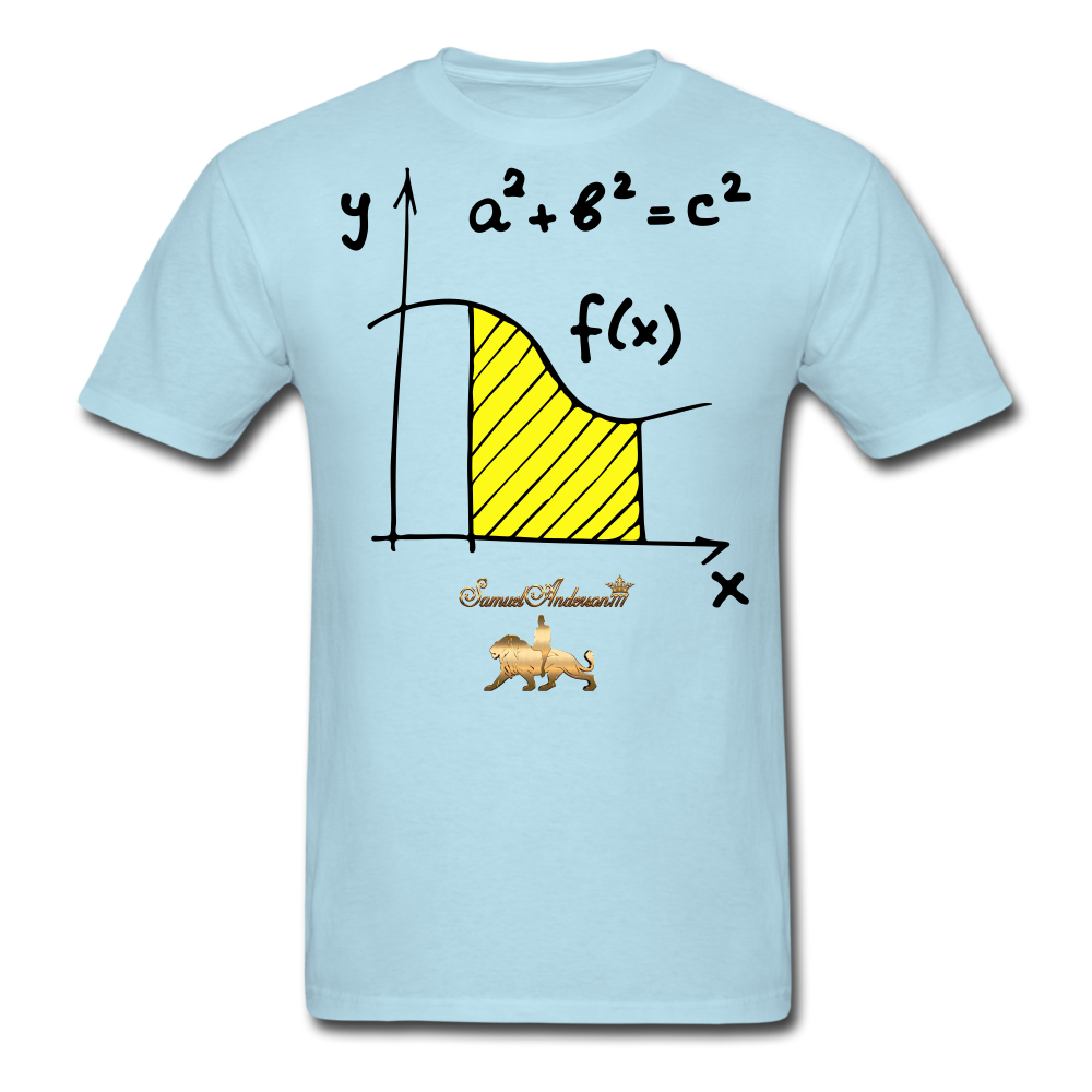 X & Y = Math Men's T-Shirt - powder blue