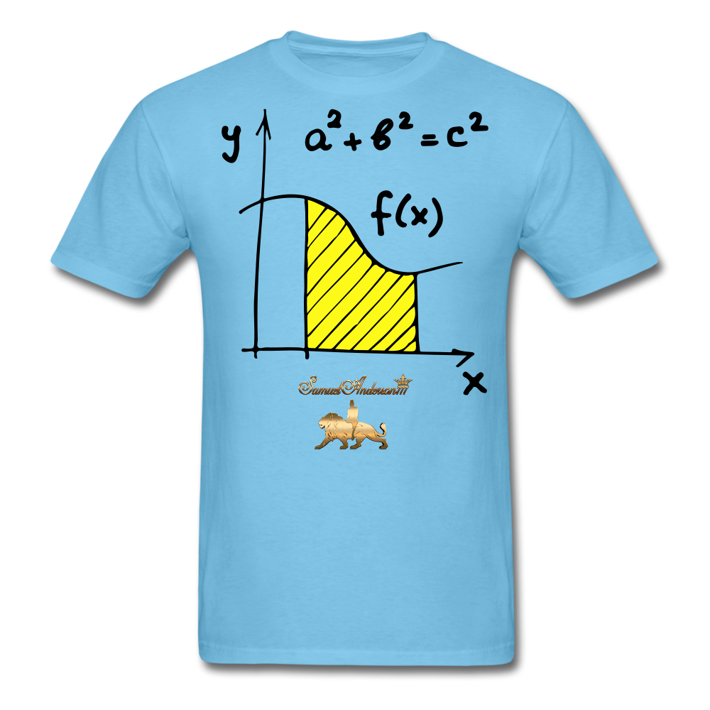 X & Y = Math Men's T-Shirt - aquatic blue