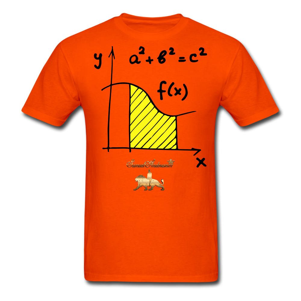X & Y = Math Men's T-Shirt - orange
